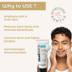 Daily Balance Face wash for Men | 2% Salicylic Acid + 2% Vitamin C + 2% Azelaic Acid